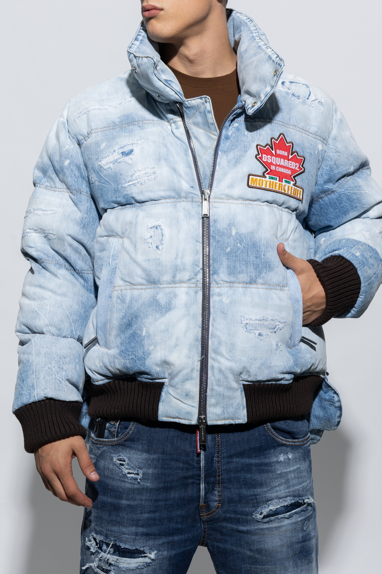 Dsquared denim store puffer jacket